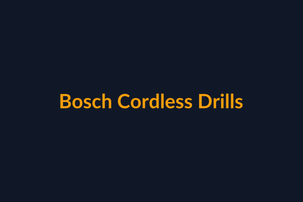Bosch Cordless Drills available at Raguveer Electric Talala